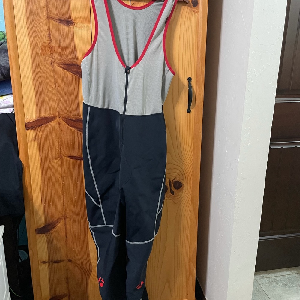 Insulated cycling pants.  Cycling bibs